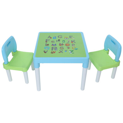 

Gobestart Plastic Kids Table And 2 Chairs Set Set For Boys Or Girls Toddler