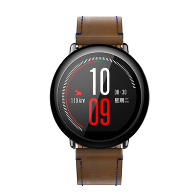 

〖Follure〗Replacement Leather Watch Bracelet Strap Band For Xiaomi Huami Amazfit A1602 BK