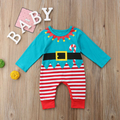 

SUNSIOM Cute Newborn Infant Baby Girls Boys Rompers Jumpsuit Christmas Outfits Clothes