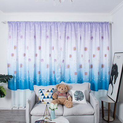 

Toponeto Leaves Curtain Tulle Window Treatment Voile Drape Valance 1 Panel Fabric