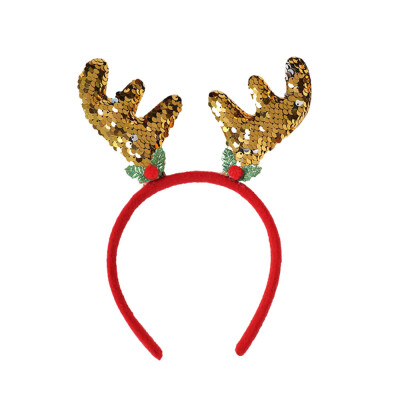 

Tailored Hot Christmas Headband Santa Xmas Party Decor Double Hair Band Clasp Head Hoop