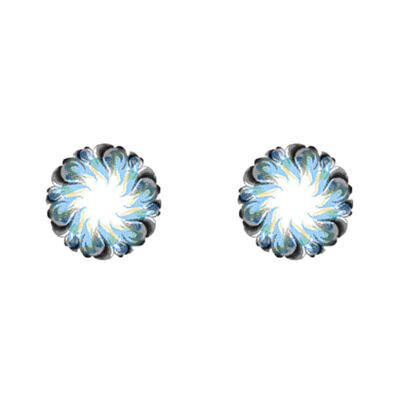 

1 Pair Fashion Floral Contact Lenses Yearly Use Colorful Cosmetic Eye Make Up
