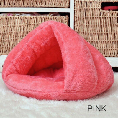 

Pet Dog Cat Cave Igloo Bed Basket House Kitten Soft Cozy Indoor Cushion Kennel