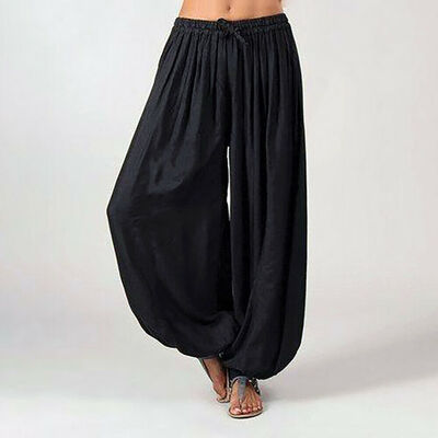 

HAREM TROUSERS Ali Baba Pants Aladdin Afghan Genie Hippy Yoga Jumpsuit Cotton