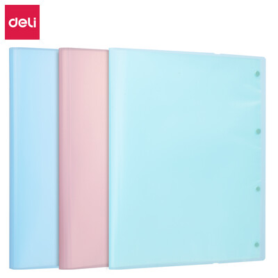 

Deli deli 40-page test paper can be loaded with A3 specifications student information booklet booklet strap fixed blue