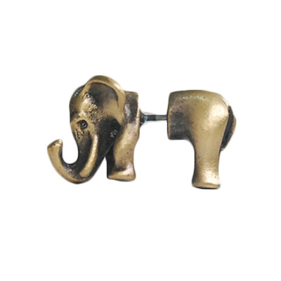 

Stylish New 1pc Elephant Earring 3D Elephant Shaped Earring Ear Stud Fashion Accessories not 1 Pair