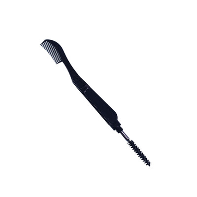 

Portable Eyebrow Brush Folding Dual Brush Head Eyelash Extension Comb Cosmetic Tools Corlor Random