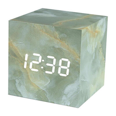 

Marbling Intelligent Induction Sound Control Alarm Clock USB Timer Calendar