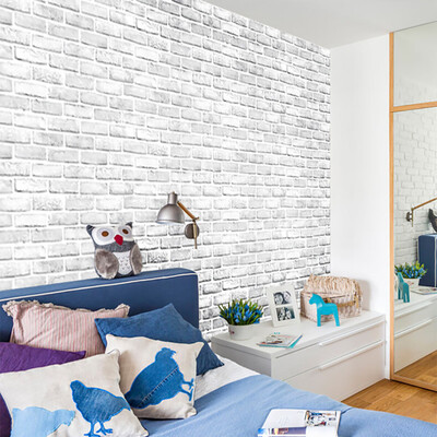 

3D Brick Stone Rustic Effect Self-adhesive Wall Sticker Home Decor