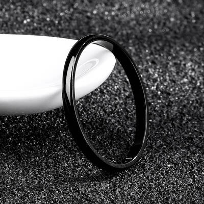 

Women Men Couple Rings Small Titanium Ring Smooth Simple Rose Gold Lovers Ring Jewelry Gift