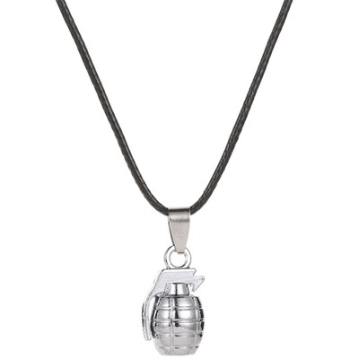 

Fashion Retro Men Necklace Life Tree Lizard Clam Cross Pendant Leather Necklace