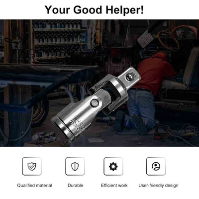 

〖Follure〗Universal Adapter Sleeve Wrench Joint 14 38&12 3pcs