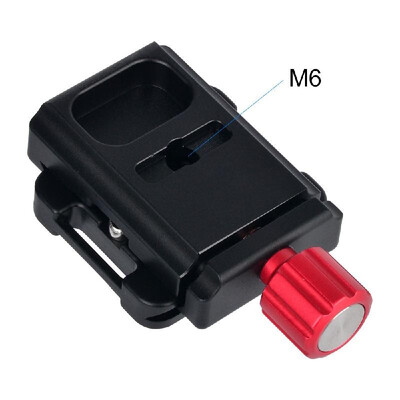 

Andoer DC-34 Quick Release Plate Clamp Adapter with One Quick Release Plate 14" Screw for Arca-Swiss AS Standard QR Tripod Head