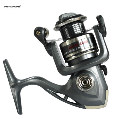 

FISHDROPS 1000 6BB 551 Plastic Spinning Fishing Reel Metal Spool