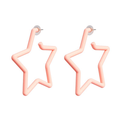

2019 New Arrivals Fashion Heart Shaped Geometric Acrylic Resin Drop Dangle Earrings For Women Trendy Party Jewelry Brincos