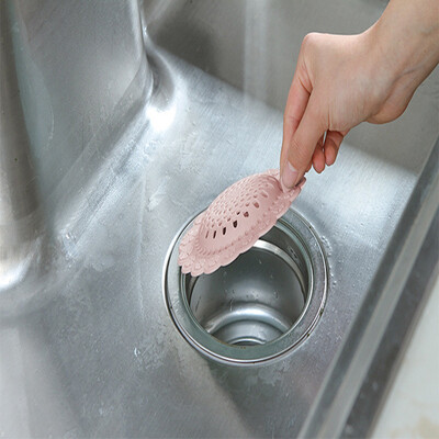 

〖Follure〗Kitchen Bathroom Anti Clogging Silicone Sink Sewer Debris Filter Net