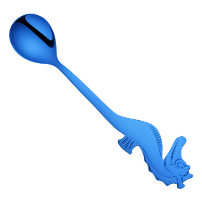 

Toponeto Colorful Marine Animal Spoon Handle Ice Cream Drinking Tools Kitchen Gadget