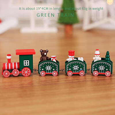 

NeillieN Christmas wooden trainsChristmas decorations Christmas gifts for childrens kindergartens Christmas ornaments gifts