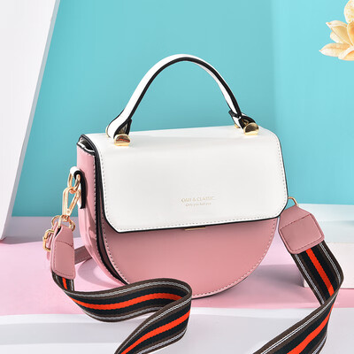 

Female tide summer oblique Bag Korean version fashionable one-shoulder handbag middle-aged mother bag semi-round bag
