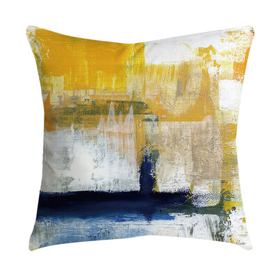 

〖Follure〗Pineapple Leaf Yellow Pillow Case Sofa Car Waist Throw Cushion Cover Home Decor