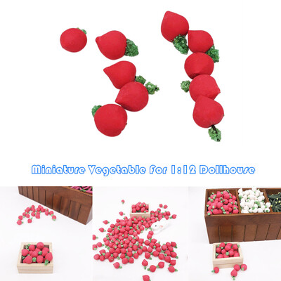 

YIWULA10Pcs 112 Dollhouse Miniature Vegetable Carrot Kitchen Dining Model Play Toy