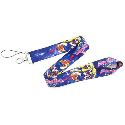 

Anime Sailor Moon Key Lanyard Cosplay Badge ID Cards Holders Neck Straps Keyring Keychain
