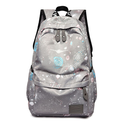 

Tailored Couple Shoulder Bag Starry Sky Pattern Backpack Casual Large Capacity Backpack