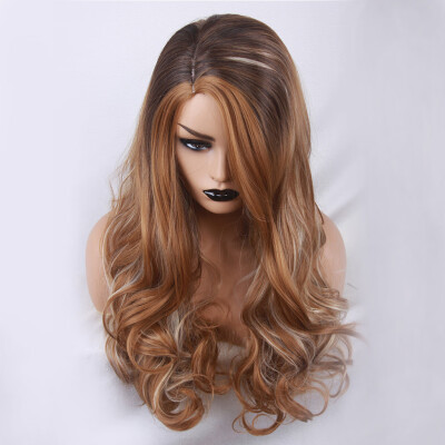 

〖Follure〗Mix Colors Fashion Cosplay Synthetic Long Curly Hair Wig Costume Wigs For Party