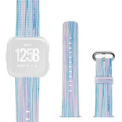 

〖Follure〗Lightweight Leather Adjustable Replacement WirstBand Strap For Fitbit Vers 2