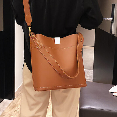 

Advanced sense bag foreign air bag 2019 new Korean version of the shoulder Messenger bag female wild ins fashion bucket bag