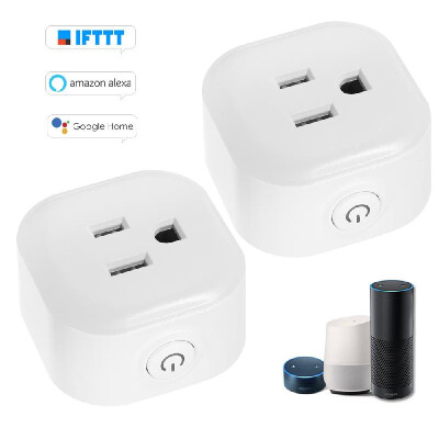 

Mini Wifi Smart Socket with Energy Monitoring Function Bulgy OnOff Button Smart Alexa Outlet Support APP Remote Control Timing Fu