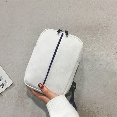 

Tailored Fashion Neutral Canvas Solid Color Personalized Messenger Bag Shoulder Bag