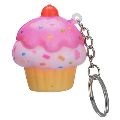 

Tailored Kawaii Adorable Ice Cream Cake Scented Cream Slow Keychain Stress Reliever Toy
