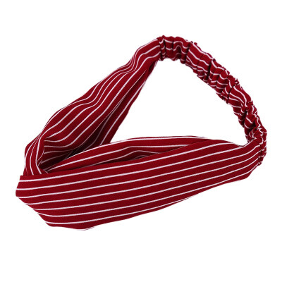 

1pc Hair Accessories Headband Striped Headbands Girl Trendy Women Apparel Accessories Cotton Fabric Headwear