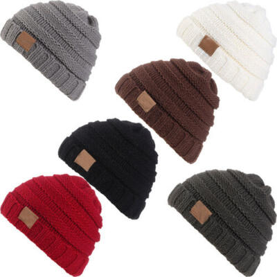 

Toddler Kids Girl Boy Baby Winter Warm Crochet Knit Hat Children Ski Beanie Cap