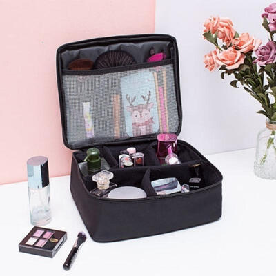 

Portable Much interlayer personal hygiene products storage bag travel cosmetic bag