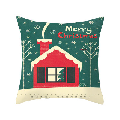 

Tailored Merry Christmas Soft Peach skin Throw Pillow Pillow Cover 45x45cm Home Decor