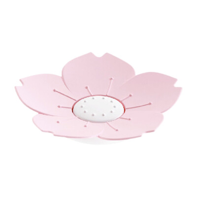 

Siaonvr Creative Draining Cherry Blossom Soap Dish Soap Box Flower Cherry Blossom Soap B