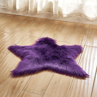

Star Rug Kids Children Anti-Skid Fluffy Area Home Bedroom Floor Door Fur Carpet Mats Rugs