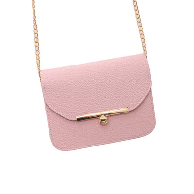 

Fashion Women Mini Solid Color Square Chain Shoulder Bag Crossbody Phone Pouch