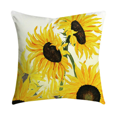

〖Follure〗Pineapple Leaf Yellow Pillow Case Sofa Car Waist Throw Cushion Cover Home Decor