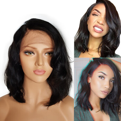 

Glueless Bob Lace Front Human Hair Wigs Short Human Hair Wigs Wavy Lace Front Wigs For Black Women Brazilian Lace Wig Remy