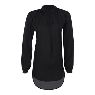 

Casual Chiffon Blouse Elegant Sexy V-Neck Long Sleeve Loose Women Tops
