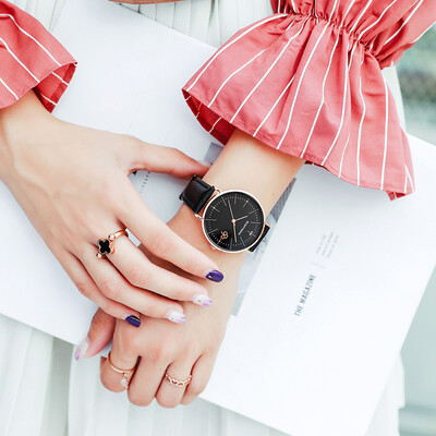 

Canvas watch female student simple Korean version of the trend of waterproof ulzzang casual atmosphere small fresh&versat