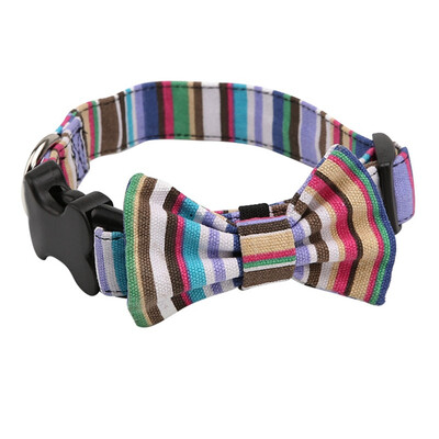 

Puppy Pet Dogs Collars Bow Tie Knot Neck Accessories Cancas Multi Color Small Pet Cat Dogs Basic Collars