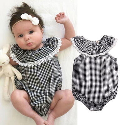 

Cute Newborn Kids Baby Girls Lace Sunsuit Bodysuit Romper Jumpsuit Outfits Clothes