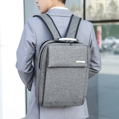

Fashionable&simple mens business double-shoulder bag computer bag multi-function casual college students can customize LOGO
