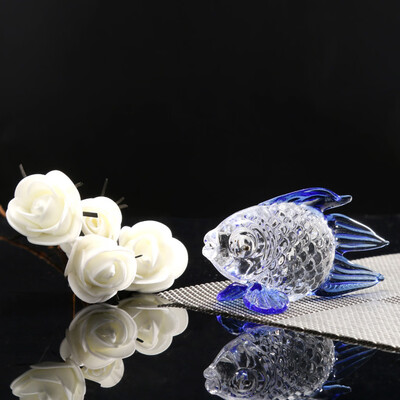 

Toponeto Crystal Goldfish Wedding Decor Paperweight Figurine Gift Crafts Home Decor