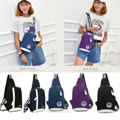 

Men Nylon Outdoor Sport Sling Shoulder Small Bag Crossbody Chest Pack Backpack