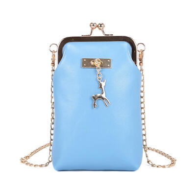 

Retro Mini Shoulder Bags Women PU Chain Crossbody Bag Mobile Phone Handbags